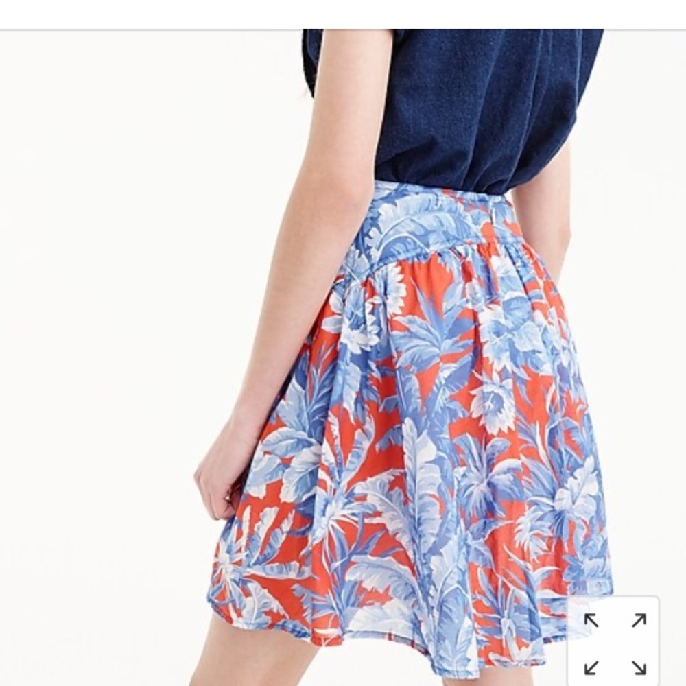 J. Crew Tiered mini skirt in Ratti®Rio floral